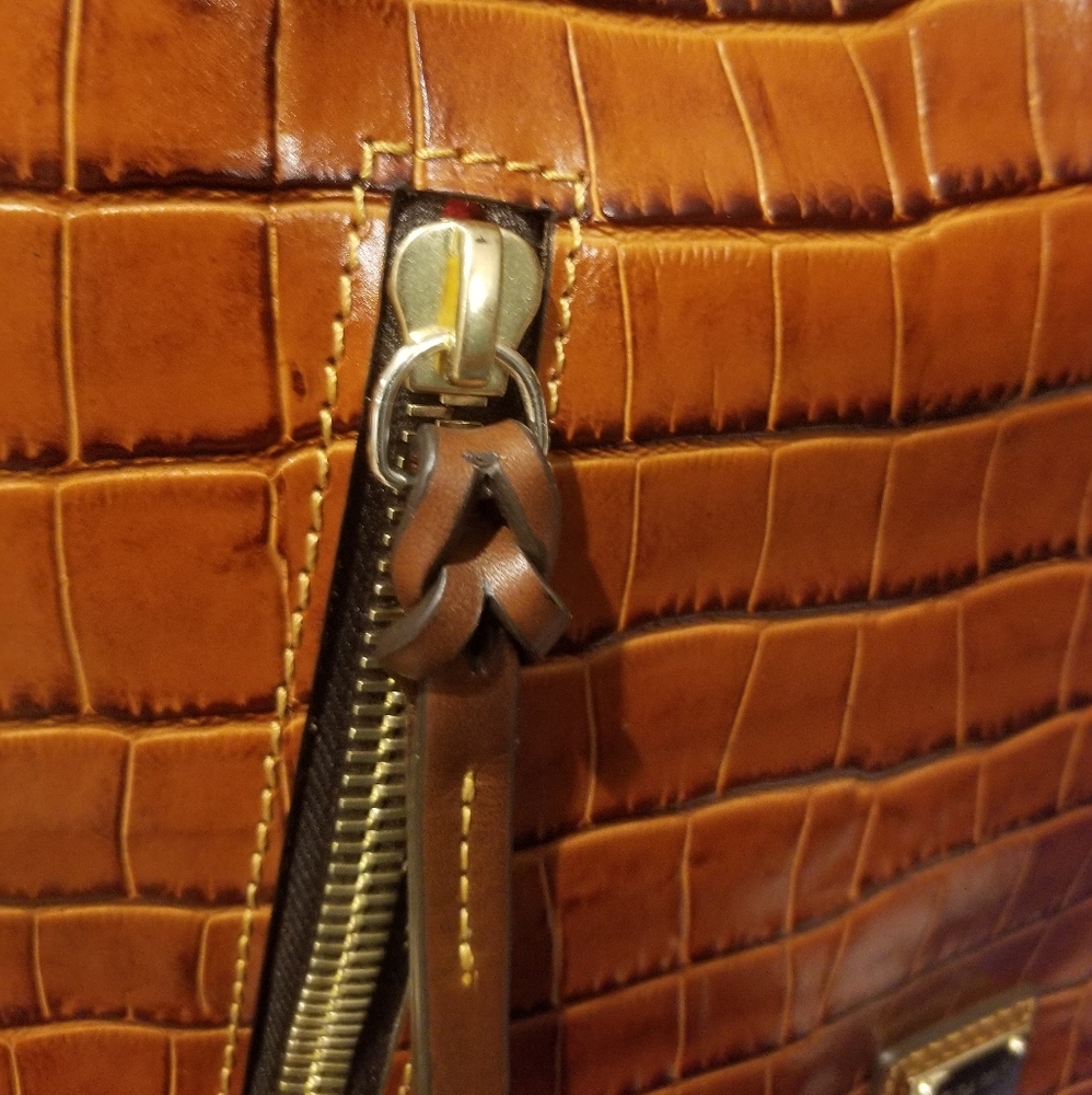 Dooney & Bourke Cooper Croc Hobo Shoulder Bag NWT - Picture 9 of 16